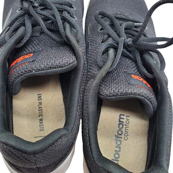 Adidas Lite Racer CLN 2.0 Black Sneaker Men's 10.5 - Picture 4 of 8